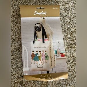 NWT Simplicity Vintage Tote Bag